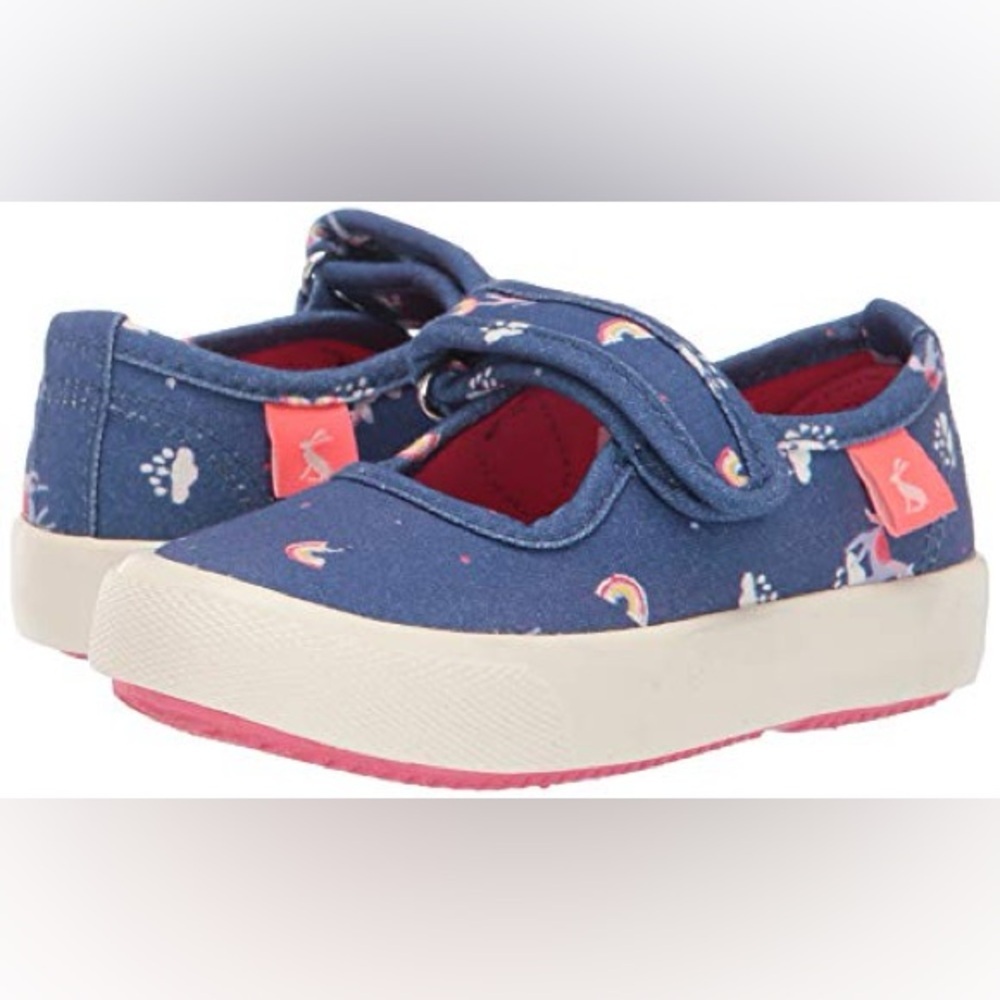 🦄 Joules Kids' Blue Unicorn flats  Tennis 🦄